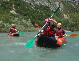  Canoa balsa en el Verdon
